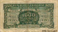 1000 Francs MARIANNE THOMAS DE LA RUE FRANCE  1945 VF.13.02 TB+