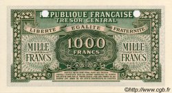1000 Francs MARIANNE THOMAS DE LA RUE Spécimen FRANCE  1945 VF.13.02Sp NEUF