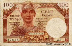 100 Francs TRÉSOR FRANCAIS FRANCE  1947 VF.32.03 TB à TTB