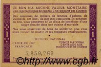 1 Franc BON DE SOLIDARITÉ FRANCE régionalisme et divers  1941 KL.02A pr.NEUF