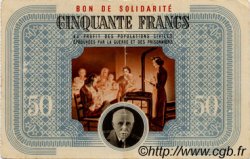 50 Francs BON DE SOLIDARITÉ FRANCE régionalisme et divers  1941 KL.09A pr.SUP