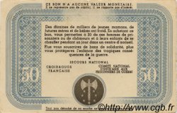 50 Francs BON DE SOLIDARITÉ FRANCE régionalisme et divers  1941 KL.09A pr.SUP