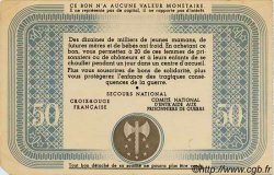 50 Francs BON DE SOLIDARITÉ FRANCE régionalisme et divers  1941 KL.09A1 SUP