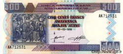 500 Francs  BURUNDI  1999 P.38b NEUF