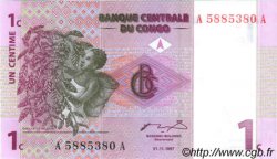 1 Centime RÉPUBLIQUE DÉMOCRATIQUE DU CONGO  1997 P.080a