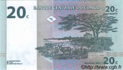 20 Centimes REPUBBLICA DEMOCRATICA DEL CONGO  1997 P.083a FDC
