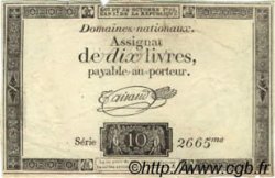 10 Livres FRANCE  1792 Laf.161a TTB