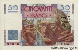 50 Francs LE VERRIER FRANCE  1946 F.20 TTB+ à SUP