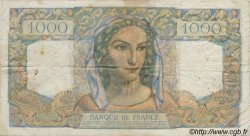 1000 Francs MINERVE ET HERCULE FRANCE  1945 F.41 B à TB