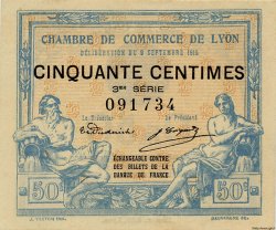 50 Centimes FRANCE régionalisme et divers Lyon 1915 JP.077.05 NEUF