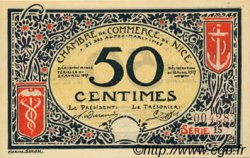 50 Centimes FRANCE régionalisme et divers Nice 1917 JP.091.04 NEUF