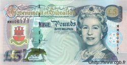 5 Pounds Sterling GIBRALTAR  2000 P.29 UNC