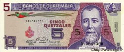 5 Quetzales GUATEMALA  1900 P.074 NEUF