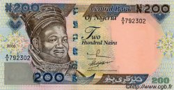 200 Naira NIGERIA  2000 P.29 FDC