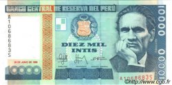 10000 Intis PERU  1988 P.140 UNC