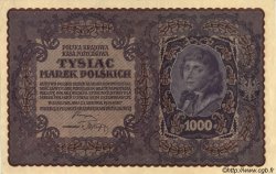1000 Marek POLOGNE  1919 P.029 SPL
