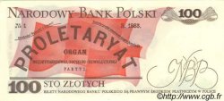 100 Zlotych POLOGNE  1988 P.143e NEUF