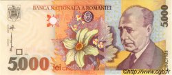 5000 Lei ROMANIA  1998 P.107 UNC