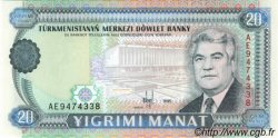 20 Manat TURKMENISTAN  1995 P.04b ST