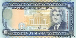 100 Manat TURKMENISTáN  1995 P.06b FDC
