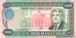 1000 Manat TURKMÉNISTAN  1995 P.08