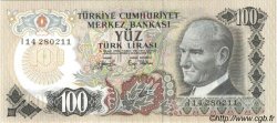100 Lira TURQUIE  1972 P.189 NEUF