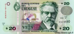 20 Pesos Uruguayos URUGUAY  2000 P.083a