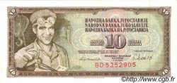 10 Dinara YOUGOSLAVIE  1981 P.087b