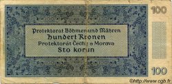 100 Korun BOHÊME ET MORAVIE  1940 P.07a B