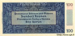100 Korun Spécimen BOHÊME ET MORAVIE  1940 P.07s NEUF