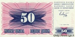 50 Dinara BOSNIE HERZÉGOVINE  1992 P.012a NEUF