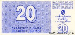 20 Dinara BOSNIE HERZÉGOVINE  1992 P.022a pr.NEUF