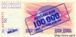 100000 Dinara BOSNIE HERZÉGOVINE  1993 P.034b NEUF