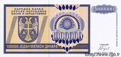 1000000 Dinara Spécimen BOSNIE HERZÉGOVINE  1993 P.142s NEUF