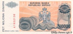 5000000 Dinara BOSNIE HERZÉGOVINE  1993 P.153a NEUF