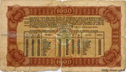 1000 Leva BULGARIE  1944 P.067L AB