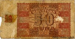 50 Kuna CROATIE  1941 P.01 B