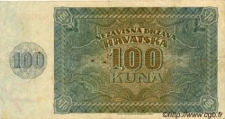 100 Kuna CROATIE  1941 P.02 TTB