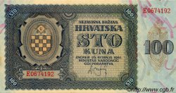 100 Kuna CROATIE  1941 P.02 pr.NEUF