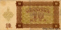 10 Kuna CROATIE  1941 P.05b TTB