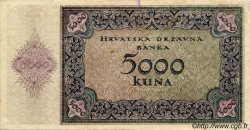 5000 Kuna CROATIE  1943 P.14 SUP