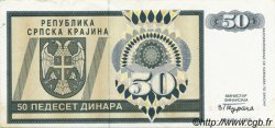 50 Dinara CROATIE  1992 P.R02a TTB+