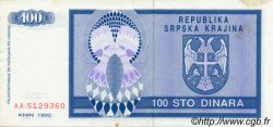 100 Dinara CROATIE  1992 P.R03a TTB+