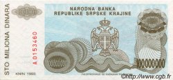 100000000 Dinara CROAZIA  1993 P.R25a FDC