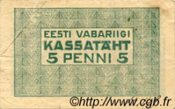 5 Penni ESTONIE  1919 P.39a TTB
