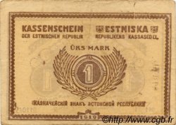 1 Mark ESTONIE  1919 P.43a TB