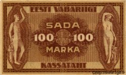 100 Marka ESTONIE  1919 P.48b TB+