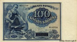 100 Krooni ESTONIE  1935 P.66a TTB+