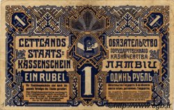 1 Rublis LETTONIE  1919 P.01 TB+
