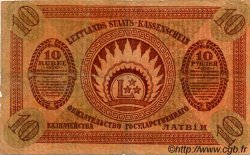10 Rubli LETTONIE  1919 P.04b B+